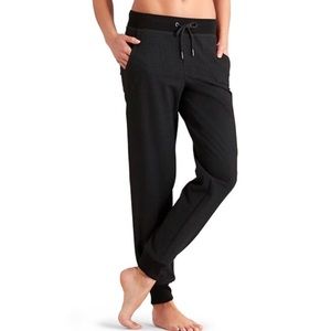 Athleta Wool City Jogger Pants Charcoal Gray Sz 10